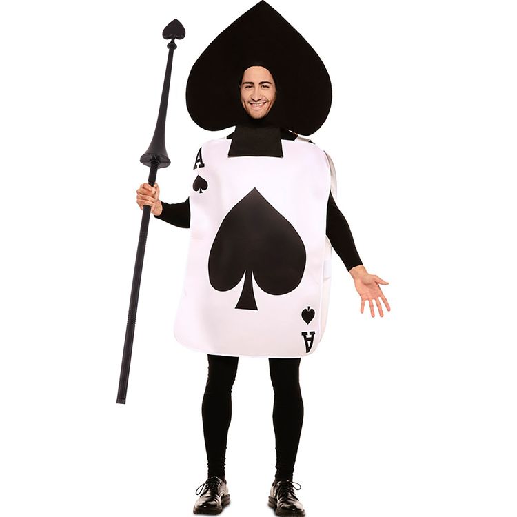 Spielkarten Stab Herz Spazierstock Schwarz 139 cm 4-teilig für Erwachsene Spielkarten Stab Herz Spazierstock Schwarz 139 cm 4-teilig für Erwachsene