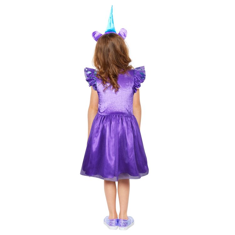 My Little Pony Kostüm Izzy Moonbow Kleid mit Haarreif für Kinder My Little Pony Kostüm Izzy Moonbow Kleid mit Haarreif für Kinder von Vorne mit My Little Pony Logo
