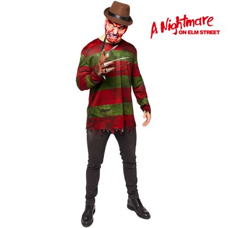 Freddy Krueger Kostüm Halloween Nightmare inkl. Maske & Handschuh