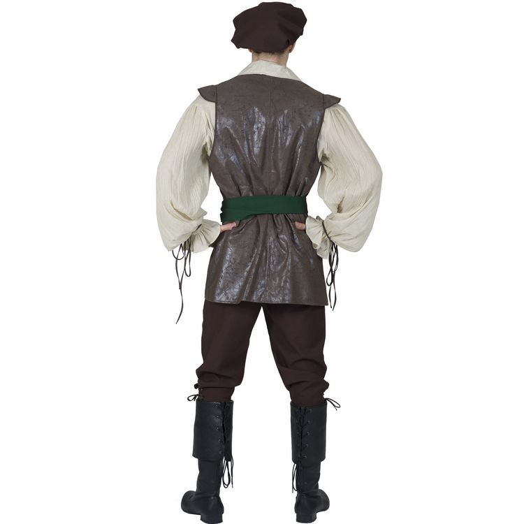 Mittelalter Kostüm mittelalterlicher Bauer Albrecht für Herren Mittelalter Kostüm mittelalterlicher Bauer Albrecht für Herren von Vorne