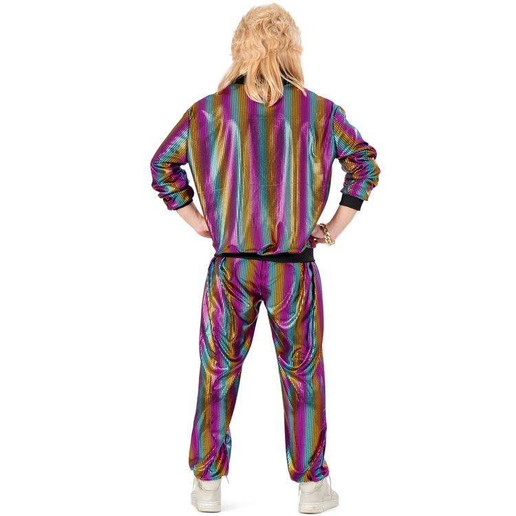 Jogginganzug Kostüm Regenbogen Randy 80er Jahre CSD für Herren