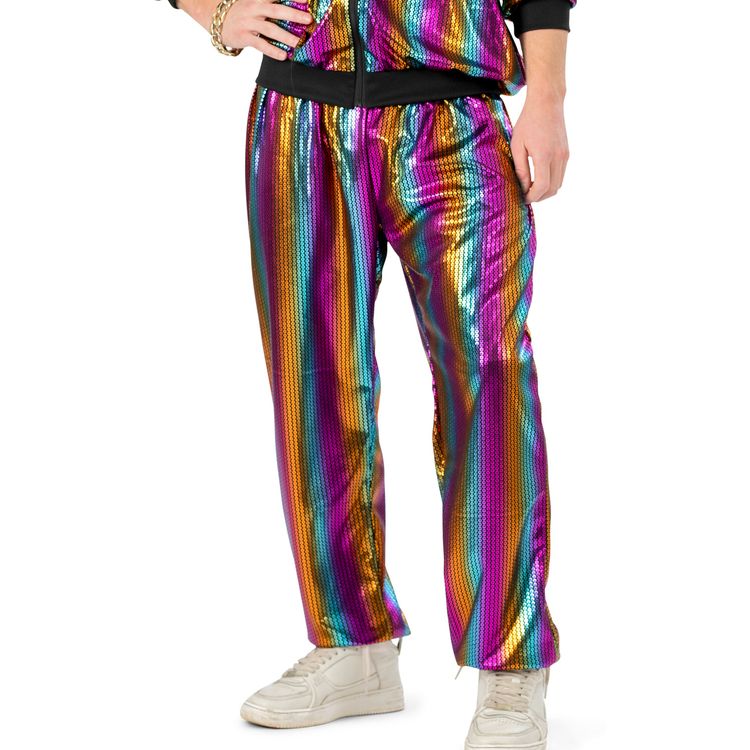 Jogginganzug Kostüm Regenbogen Randy 80er Jahre CSD für Herren
