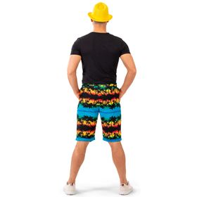 Hawaii Kostüm Aloha Shorts & Hemd für Herren von Vorne