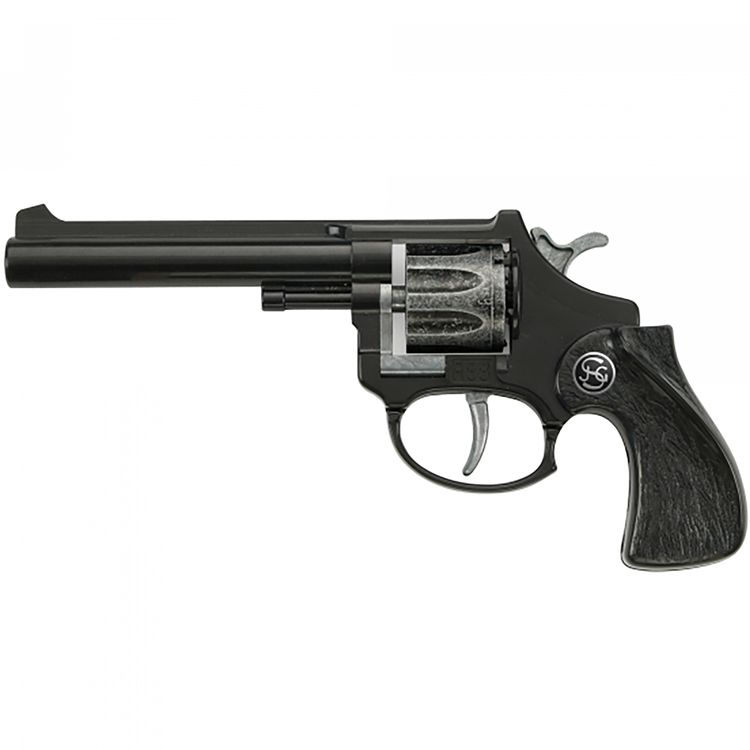 Pistole R 88 18 cm Schwarz inklusive 144 Schuss Munition Spielzeug-Revolver
