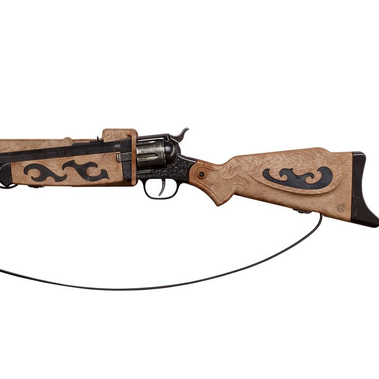 Western Gewehr Buffalo 77 cm Braun Schwarz inkl. 144 Schuss Munition