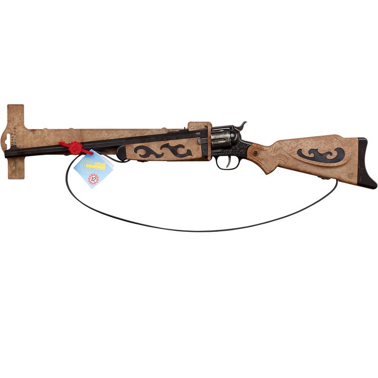 Western Gewehr Buffalo 77 cm Braun Schwarz inkl. 144 Schuss Munition