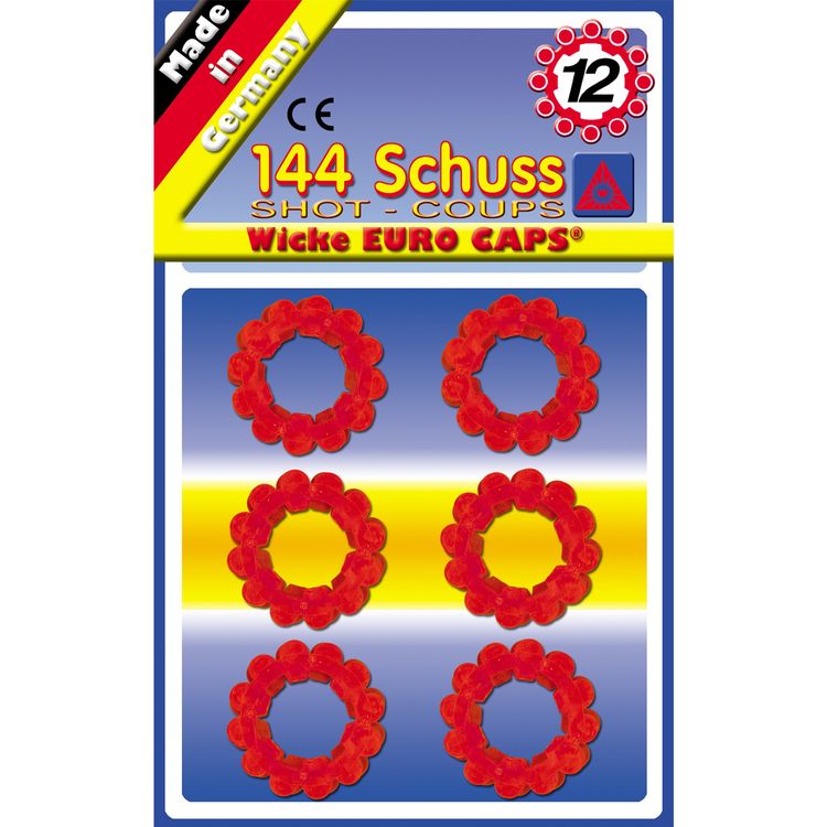 Pistole 26 cm Buntline mit Holzgriff für Cowboy & Räuber inkl. 144 Schuss  Pistole 26 cm Buntline mit Holzgriff mit 12-Schuss-Munition im Blister von der Seite