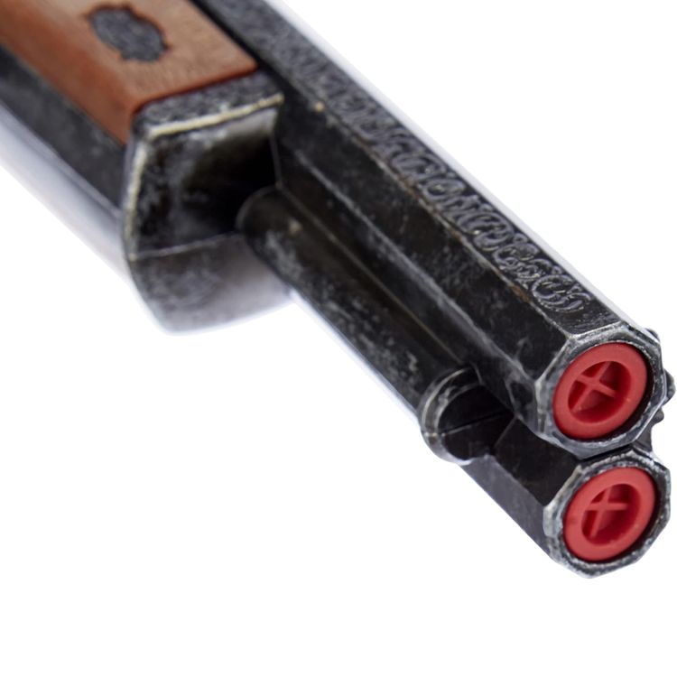 Pistole Derringer Pirat 21,5 cm Vintage-Look Freibeuter Einzelschuss-Pistole