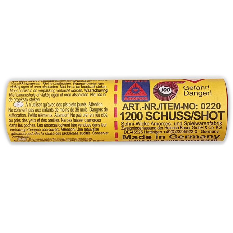 Sheriff Pistole Ramrod 17,8 cm Western inkl. 1200 Schuss Munition