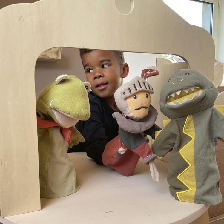 Handpuppe Drache Kaida 26 cm Plüschtier Puppen- und Kasperletheater