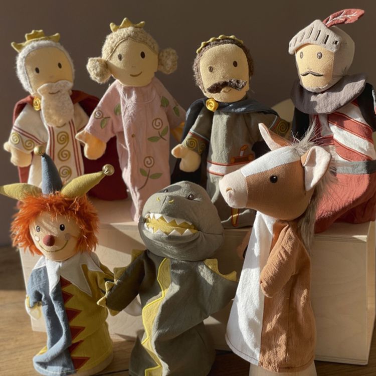 Handpuppe Prinzessin Rosa 29 cm Plüschtier Puppen- und Kasperletheater