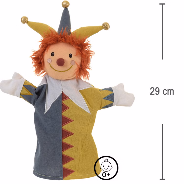 Handpuppe Kasperle Jasper 29 cm Plüschtier Puppen- und Kasperletheater Spielwaren für Kleinkinder und Kinder Geschenkidee 15417-Handpuppe-Kasperle-Jasper-29-cm-Plueschtier-Puppen--und-Kasperletheater_1.jpg