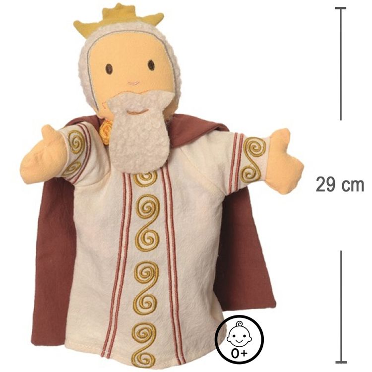 Hochwertiges Handpuppen-Set König & Königin für Puppen- und Kasperletheater Hochwertiges Handpuppen-Set König & Königin für Puppen- und Kasperletheater