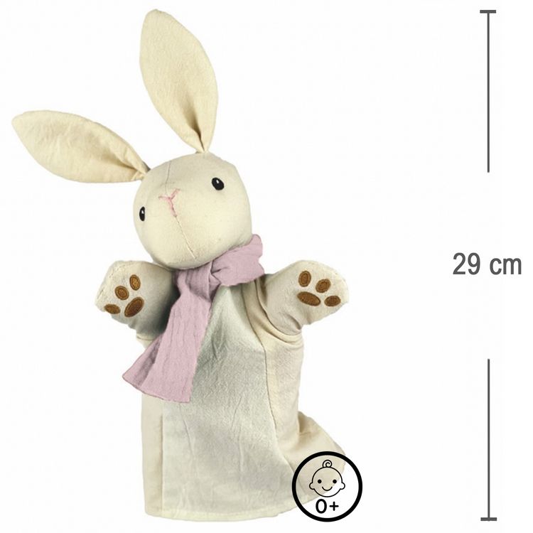 Hochwertiges Handpuppen-Set Hase & Igel für Puppen- und Kasperletheater