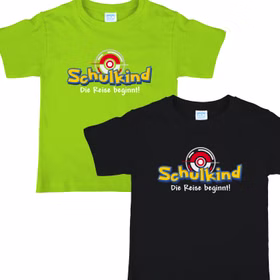 Schulkind T-Shirt Die Reise beginnt Grün für Kinder Gr. 122-140 Schule ABC-Schütze Geschenkidee Zuckertüte Schultüte Erstklässler Schulstart Grünes und Schwarzes Schulkind T-Shirt Die Reise beginnt von Vorne