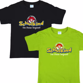 Schulkind T-Shirt Die Reise beginnt Schwarz für Kinder Gr. 122-140 Schule ABC-Schütze Geschenkidee Zuckertüte Schultüte Erstklässler Schulstart Schwarzes und Grünes Schulkind T-Shirt Die Reise beginnt von Vorne