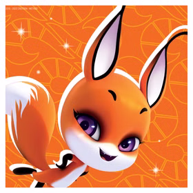 Miraculous Serviette mit Fuchs-Motiv