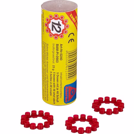Spielzeug-Munition 12 Schuss-Ring 240 Schuss für Revolver & Gewehr