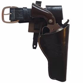 Cowboy Gürtel verstellbar aus Kunstleder & Metall mit Pistole inkl. Munition Cowboy Gürtel verstellbar aus Kunstleder & Metall mit Pistole inkl. Munition
