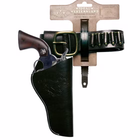 Cowboy Gürtel verstellbar aus Kunstleder & Metall mit Pistole inkl. Munition Cowboy Gürtel verstellbar aus Kunstleder & Metall mit Pistole inkl. Munition