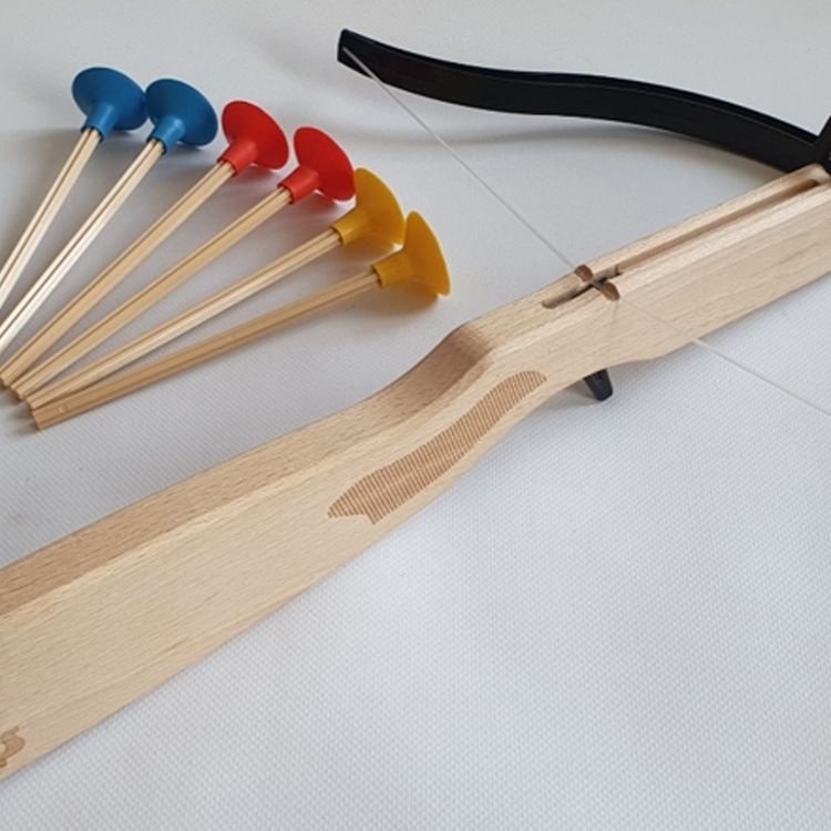 Treffspiel Adlerschießen Marterpfahl nach Punkten mit 6 Pfeilen & Armbrust