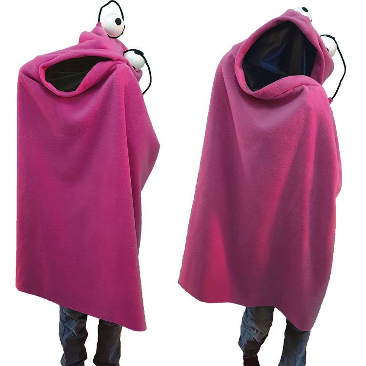 Monster Kostüm Geist Pinky für Kinder Monster Kostüm Geist Pinky für Kinder mit ausgestreckten Armen von Vorne