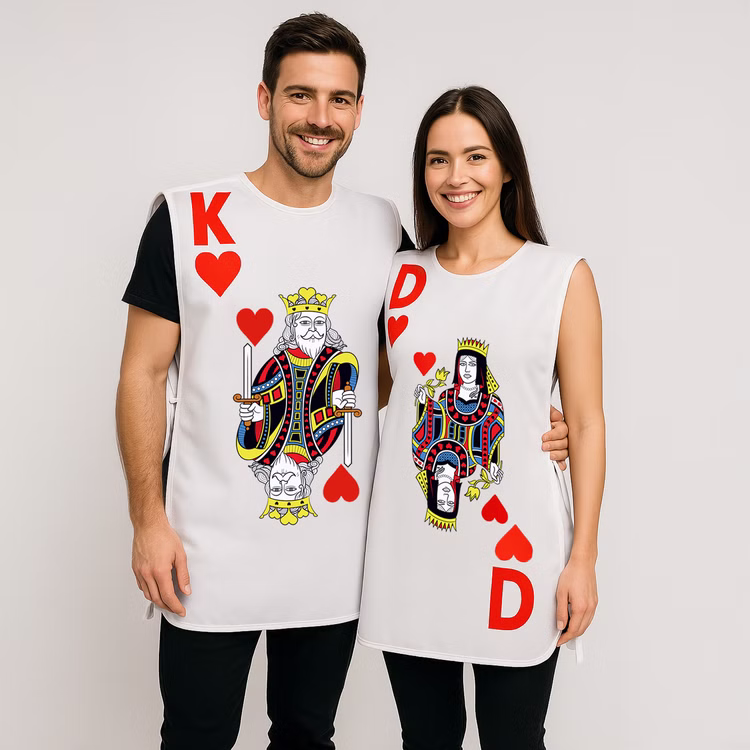Spielkarten Kostüm Herz Dame und Herz König Paarkostüm für Erwachsene Fasching Karneval Mottoparty Herzblatt Paar- und Gruppenkostüme 15477-Spielkarten-Kostuem-Herz-Dame-und-Herz-Koenig-Paarkostuem-fuer-Erwachsene_4.jpg