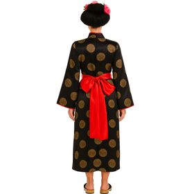 Japanerin Kostüm Kirschblüte Edler Kimono mit Gürtel für Damen von Vorne