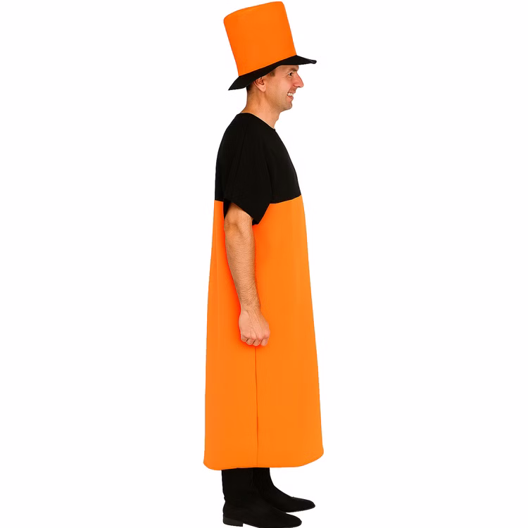 XXL Textmarker Kostüm Stift Neon-Orange für Erwachsene Onesize Fasching Karneval Mottoparty Paar- und Gruppenkostüm Spaßkostüm 15498-XXL-Textmarker-Kostuem-Stift-Neon-Orange-fuer-Erwachsene_2.jpg
