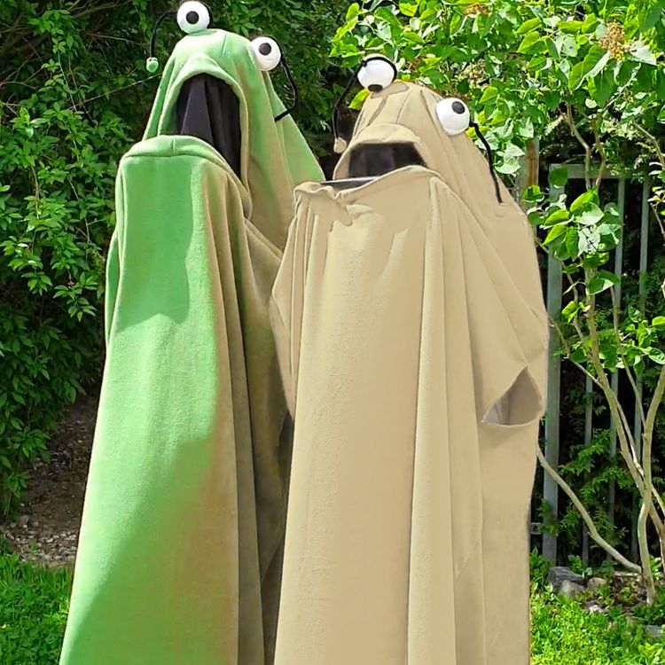 Monster Kostüm Yoko Creme Weiß für Erwachsene von Vorne