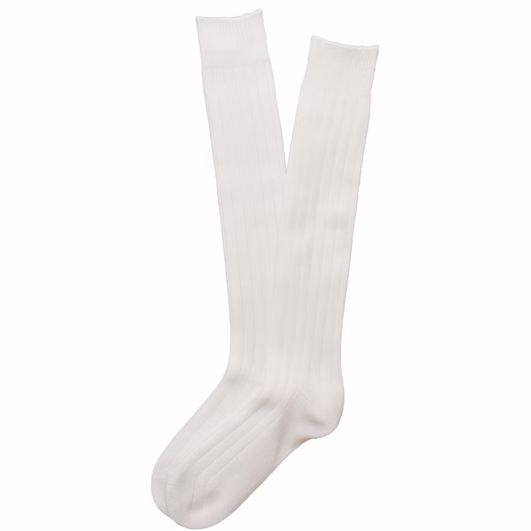 Trachten Kniestrümpfe Cremefarben Oktoberfest Wandern für Erwachsene Gr. 36-47 Kostüm-Zubehör Tracht Wiesn Wandern Cremefarbene Kniestrümpfe in Trachtenoptik von der Seite
