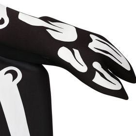 Flugsaurier Kostüm Dino-Skelett Pterodactylus Flügelfinger mit ausgebreiteten Armen für Kinder von Vorne