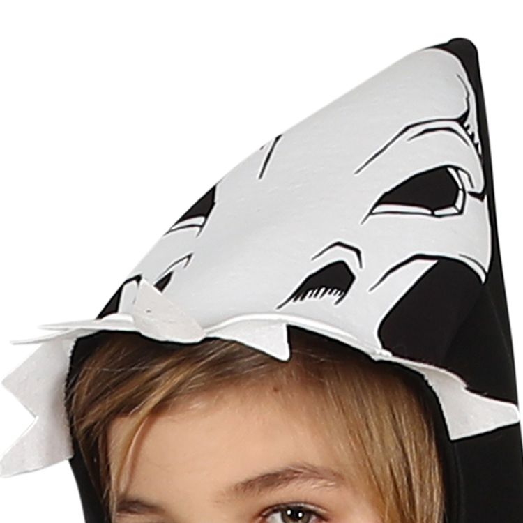 Flugsaurier Kostüm Dino-Skelett Pterodactylus Flügelfinger mit ausgebreiteten Armen für Kinder von Vorne