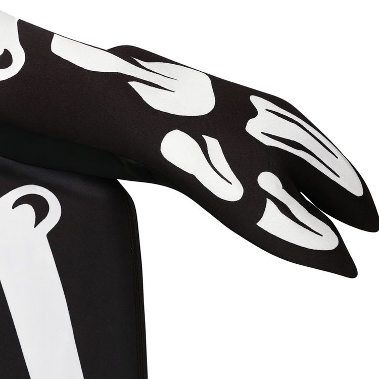 Flugsaurier Kostüm Dino-Skelett Pterodactylus Flügelfinger mit ausgebreiteten Armen für Kinder von Vorne