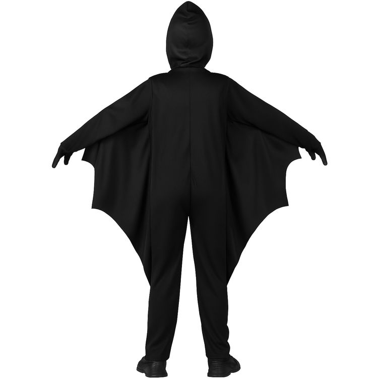 Flugsaurier Kostüm Dino-Skelett Pterodactylus Flügelfinger mit ausgebreiteten Armen für Kinder von Vorne