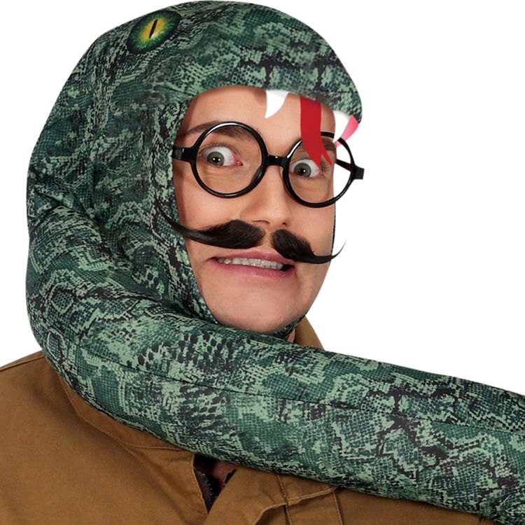 Schlangen Kostüm Anakonda hat dich zum fressen gern für Herren von Vorne