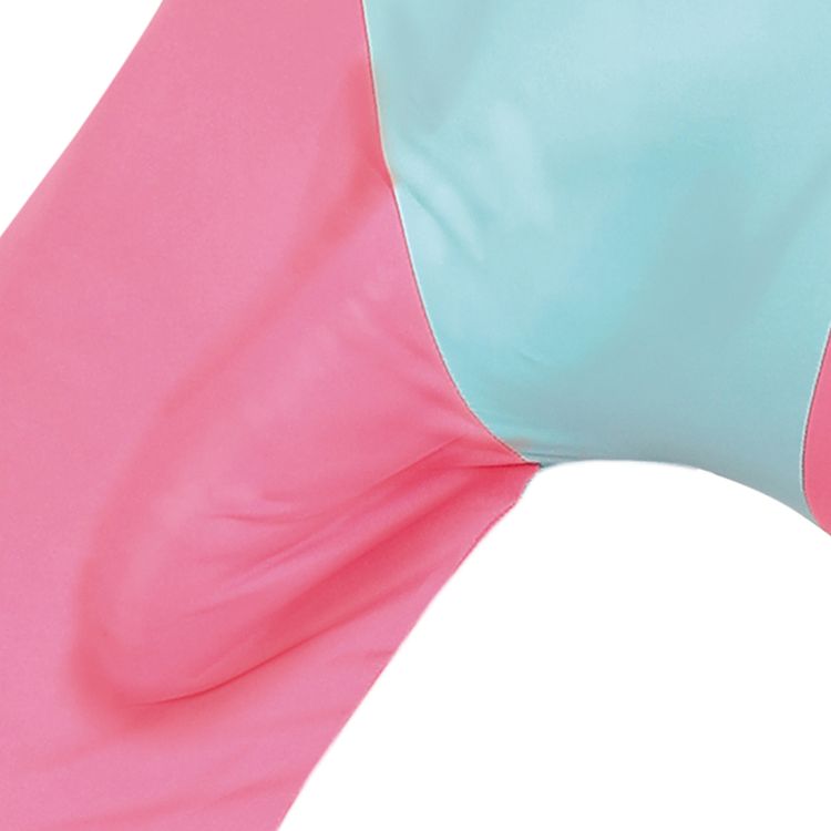 Aerobic Anzug Pump & Protz Retro Gymnastikanzug 80er für Herren von Vorne