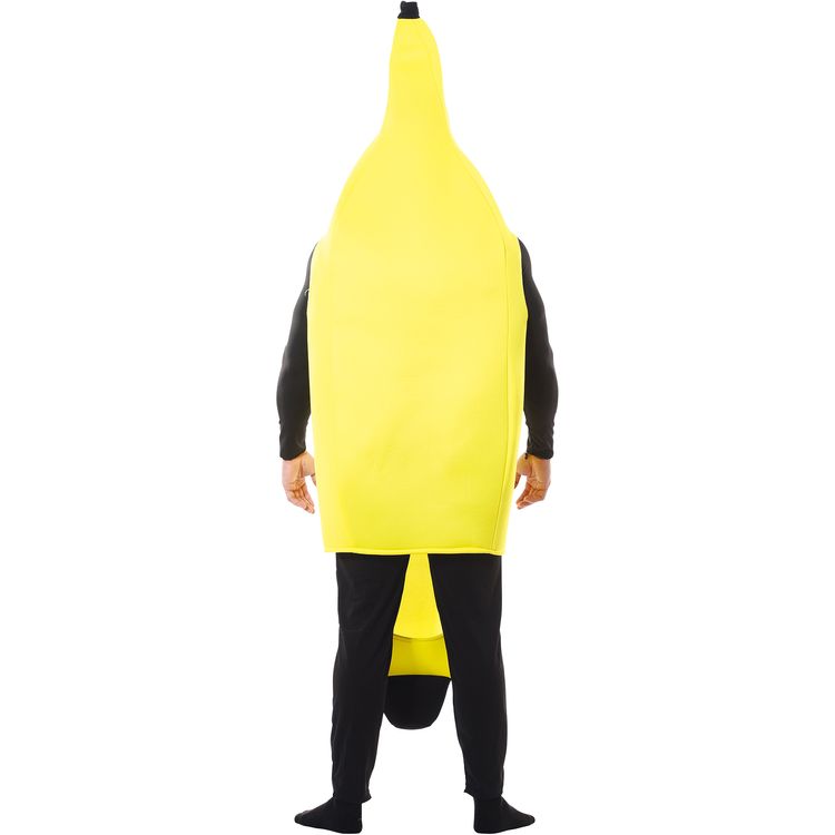 Bananen Kostüm Der große Gelbe Freches Bananarama für Herren seitlich von Vorne