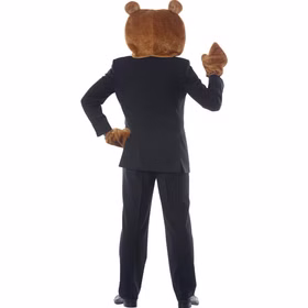 Bären Kostüm Business Boss Bär Party-Bär für Herren Gr. L Kostüm-Zubehör Fasching Karneval Mottoparty Bären Kostüm Business Boss Bär Party-Bär für Herren von Hinten