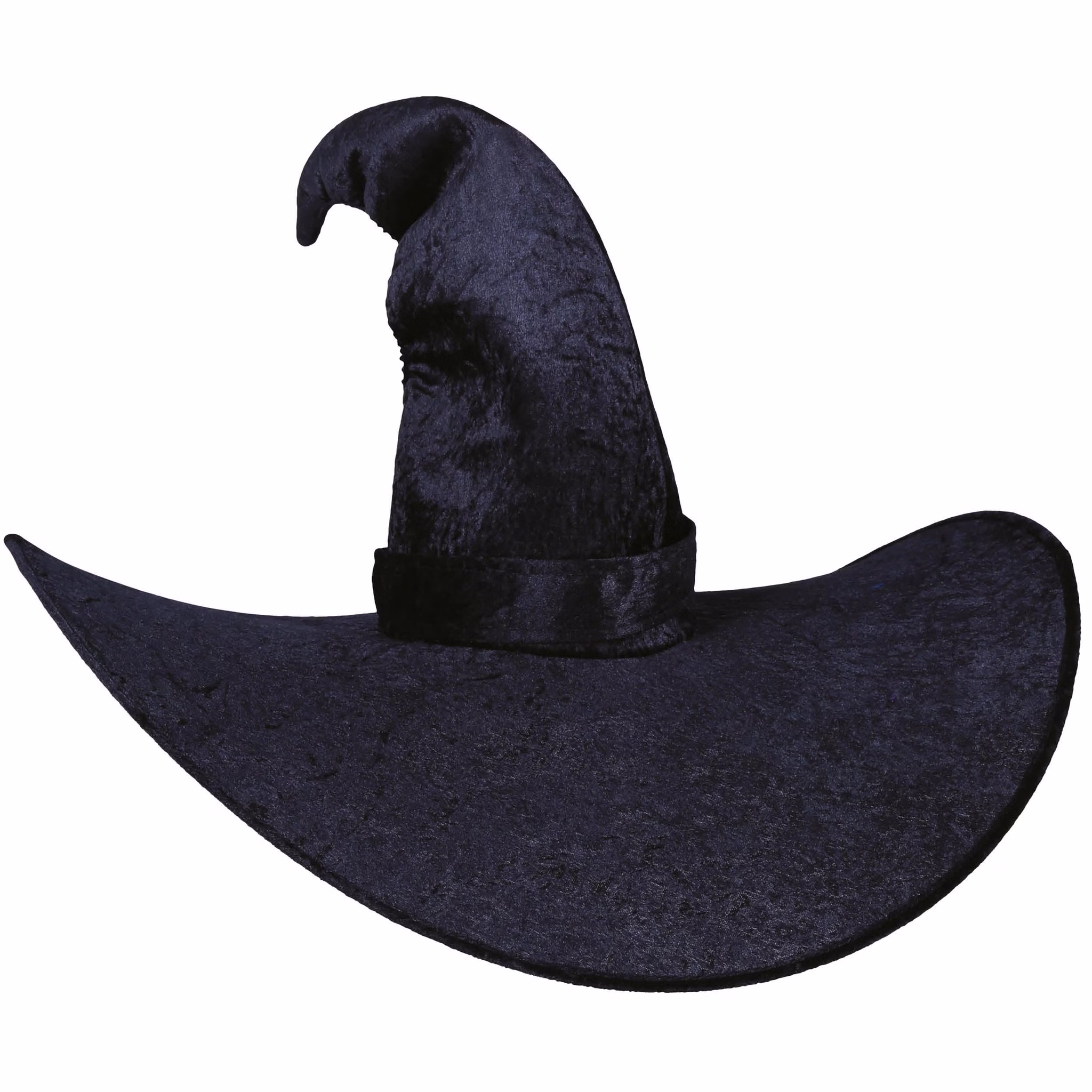 XXL Hexenhut Black Witch Schwarz Halloween für Damen Kostüm-Zubehör Gothic Fasching Karneval Mottoparty XXL Hexenhut Black Witch Schwarz Halloween von Hinten