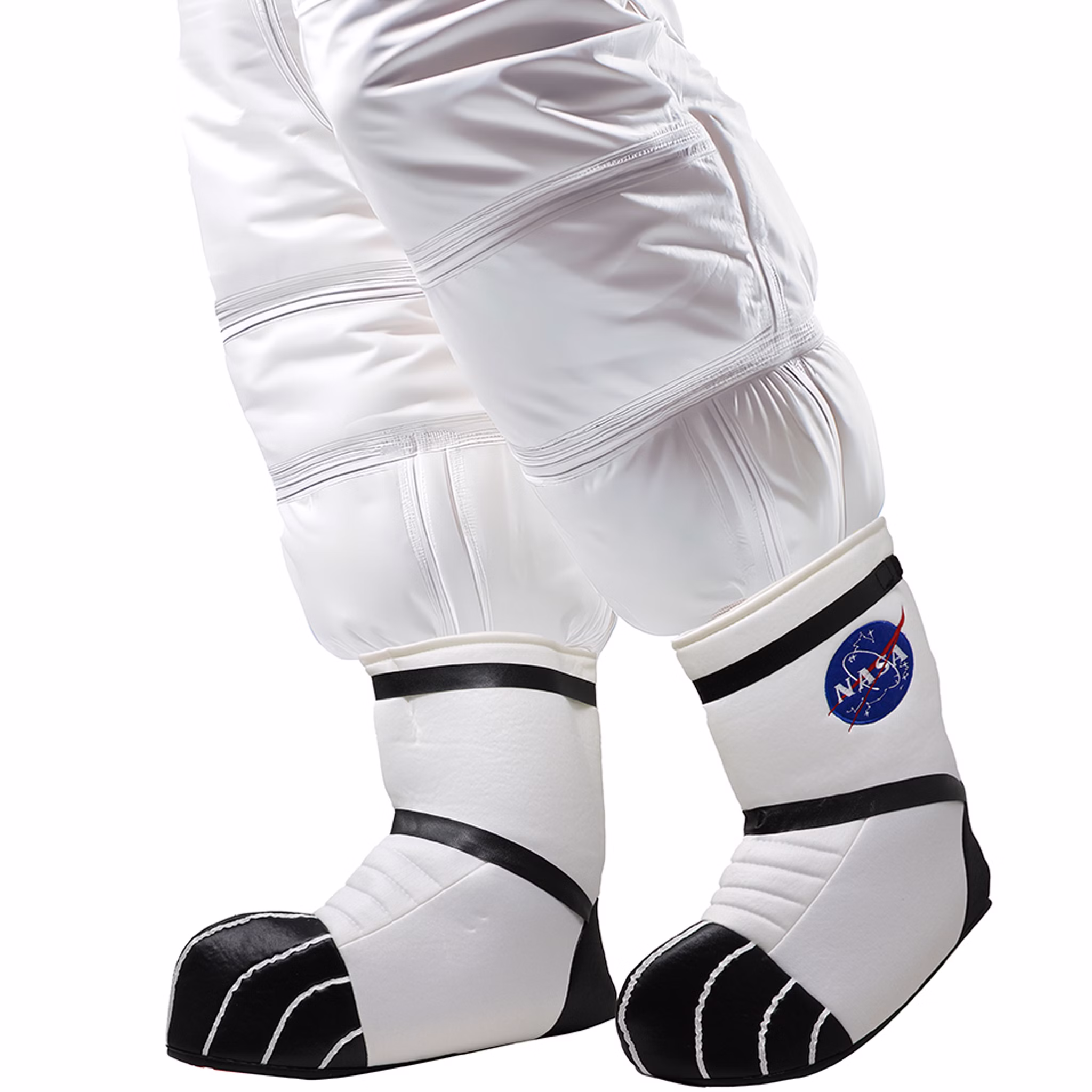 Weltraum Astronautenschuhe Weiß Space Stiefelstulpen für Erwachsene Astronaut Raumfahrer Kostüm-Zubehör Galaxie Fasching Karneval Mottoparty 15556-Weltraum-Astronautenschuhe-Weiss-Space-Stiefelstulpen-fuer-Erwachsene_2.jpg