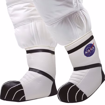 Weltraum Astronautenschuhe Weiß Space Stiefelstulpen für Erwachsene Astronaut Raumfahrer Kostüm-Zubehör Galaxie Fasching Karneval Mottoparty Weltraum Astronautenschuhe Weiß Space Stiefelstulpen für Erwachsene