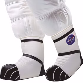 Weltraum Astronautenschuhe Weiß Space Stiefelstulpen für Erwachsene Astronaut Raumfahrer Kostüm-Zubehör Galaxie Fasching Karneval Mottoparty 15556-Weltraum-Astronautenschuhe-Weiss-Space-Stiefelstulpen-fuer-Erwachsene.jpg