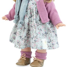 Puppe Hannah mit Hinweisen zum Hersteller, 7-teiliger Bekleidung, Kreatives Spielen und Schlafaugen