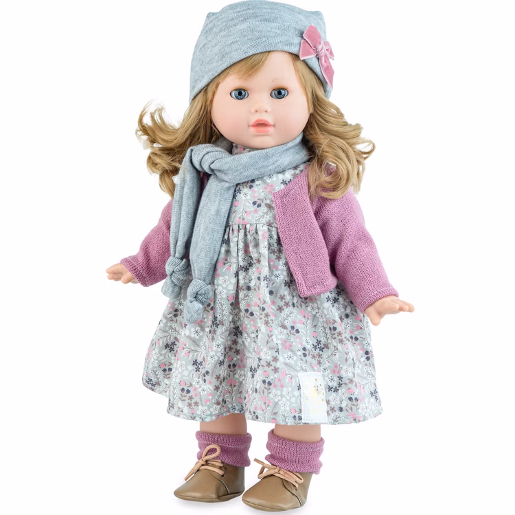 Puppe Hannah 42 cm mit langen Haaren Schlafaugen & Weichkörper für Kinder Spielzeug-Puppe Softkörper Spielpuppe Spielwaren Geschenkidee Geburtstag Weihnachten Puppe Hannah 42 cm mit langen Haaren Schlafaugen & Weichkörper für Kinder von Vorne