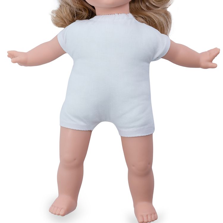 Puppe Hannah mit Hinweisen zum Hersteller, 7-teiliger Bekleidung, Kreatives Spielen und Schlafaugen