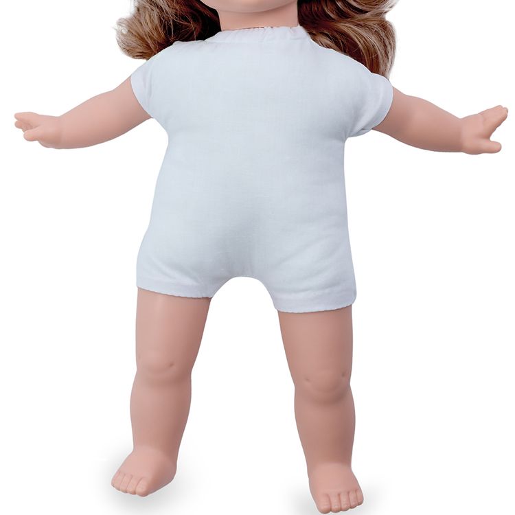 Puppe Ria mit Hinweisen zum Hersteller, 6-teiliger Bekleidung, Kreatives Spielen und Schlafaugen