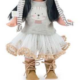 Puppe Sia Misaki mit Hinweisen zum Hersteller, 6-teiliger Bekleidung und Kreatives Spielen