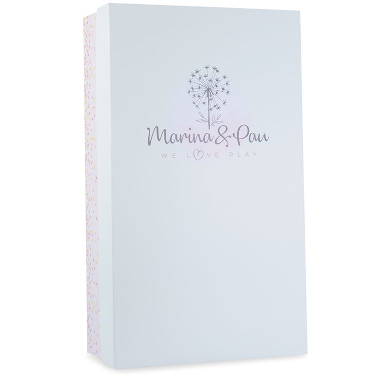 Puppe Nora 45 cm mit langen braunen Haaren & Weichkörper für Kinder Puppe Nora mit Hinweisen zum Hersteller, 6-teiliger Bekleidung und Kreatives Spielen