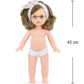 Puppe Anna mit Hinweisen zum Hersteller, 6-teiliger Bekleidung und Kreatives Spielen